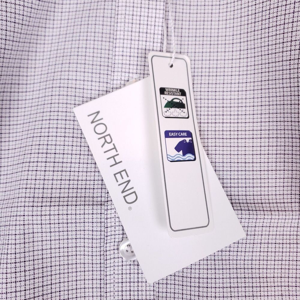 North End Ladies Button-Up Shirt Small Wrinkle Resistant Long Sleeve Office - Picture 3 of 6